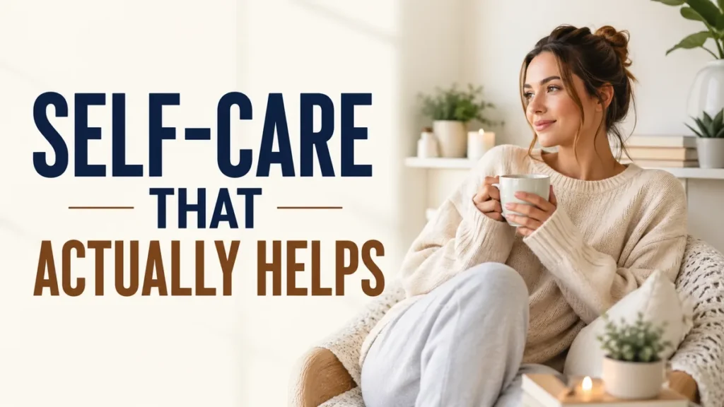 Relaxed woman working, representing ambition without burnout and a soft life mindset