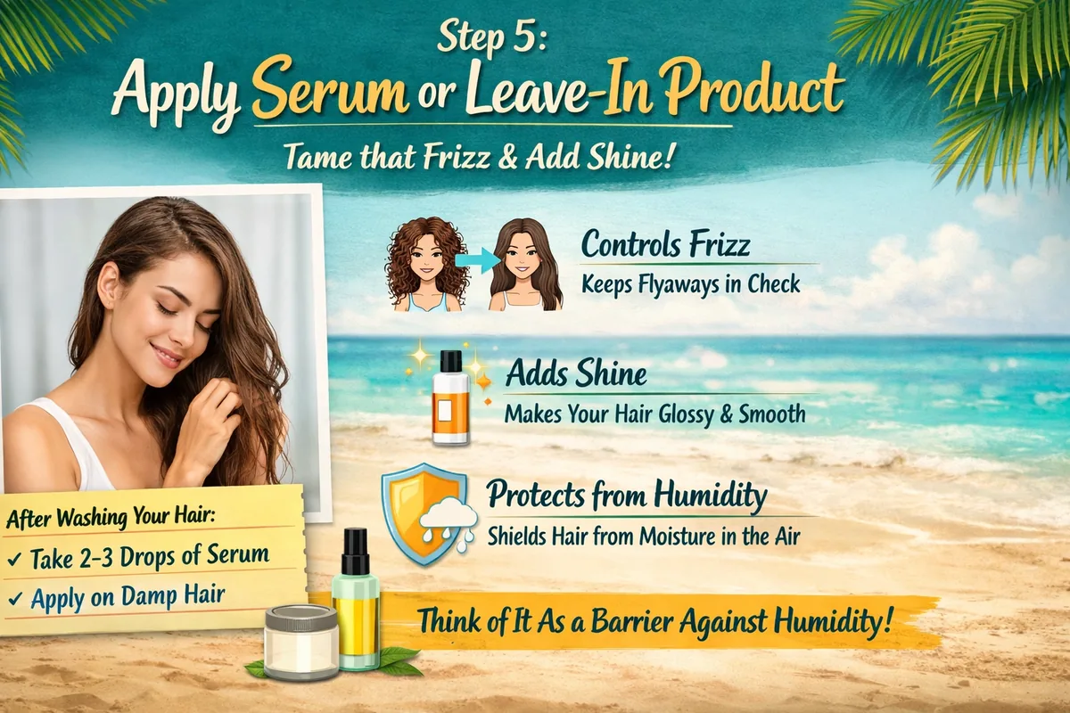 Gently drying frizzy hair with a soft microfiber towel to avoid breakage