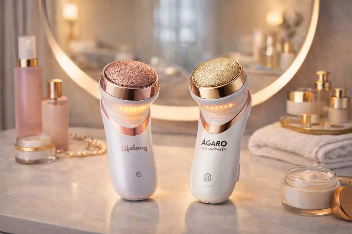 Facial cleansing brushes including Foreo Luna Mini 3 and Braun FaceSpa as Mother's Day beauty tools