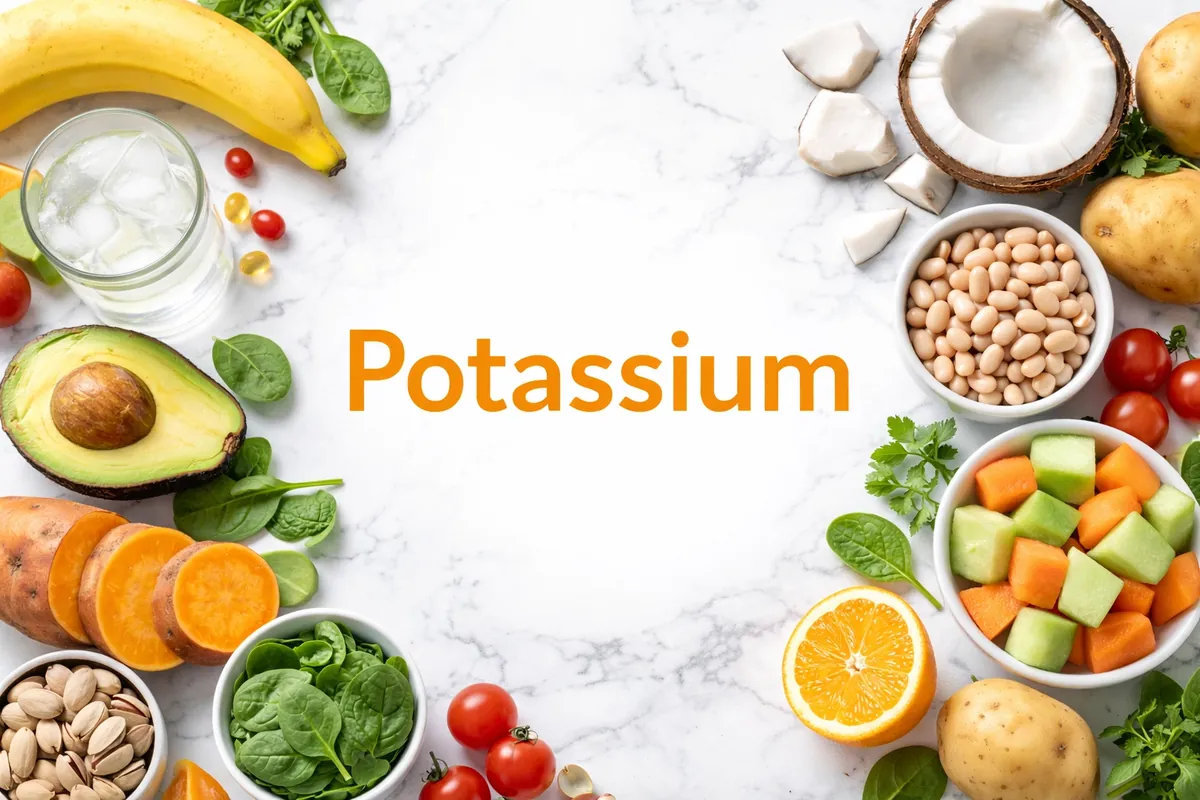 Potassium-rich foods like bananas, sweet potatoes and coconut water