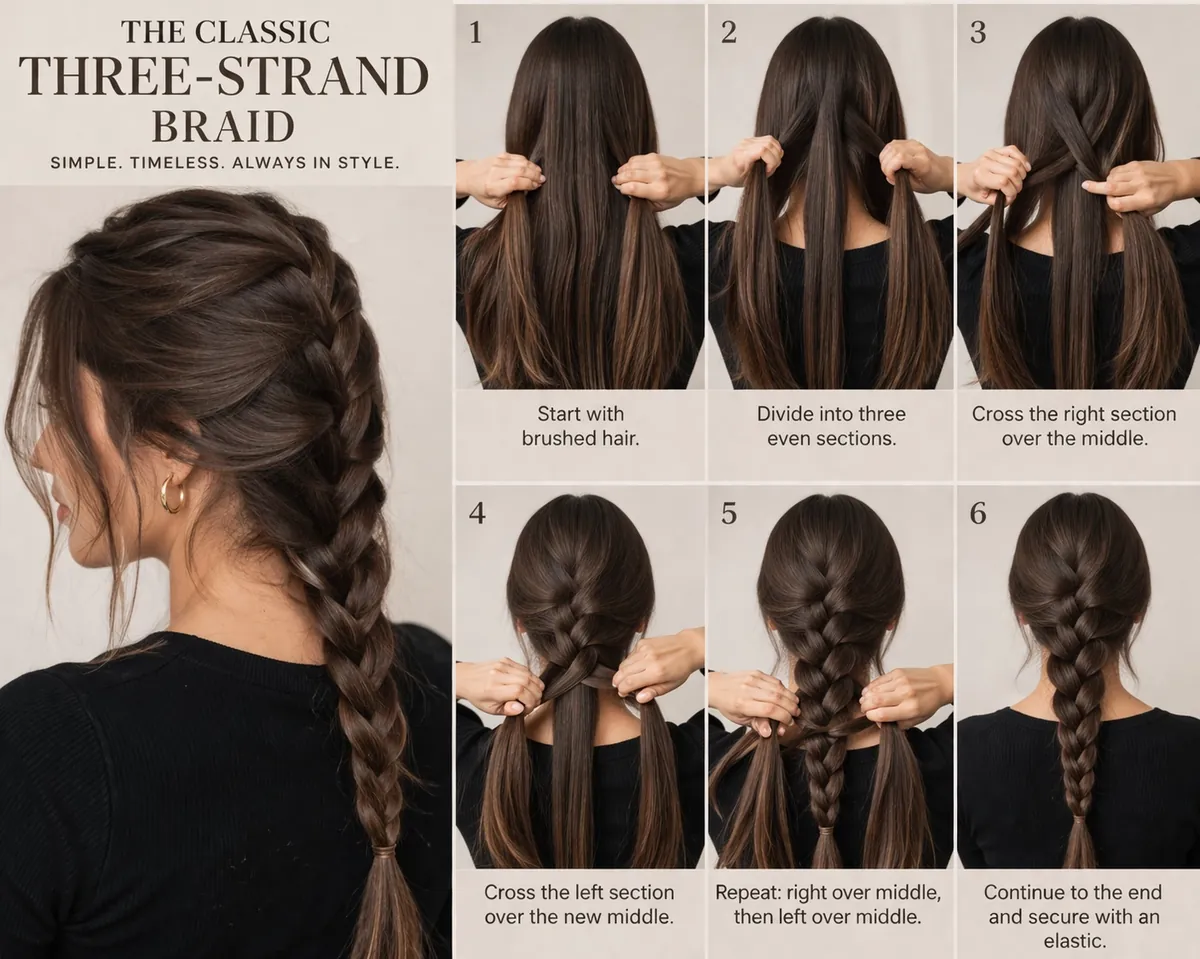 Woman finishing beachy waves with a light texturizing spray