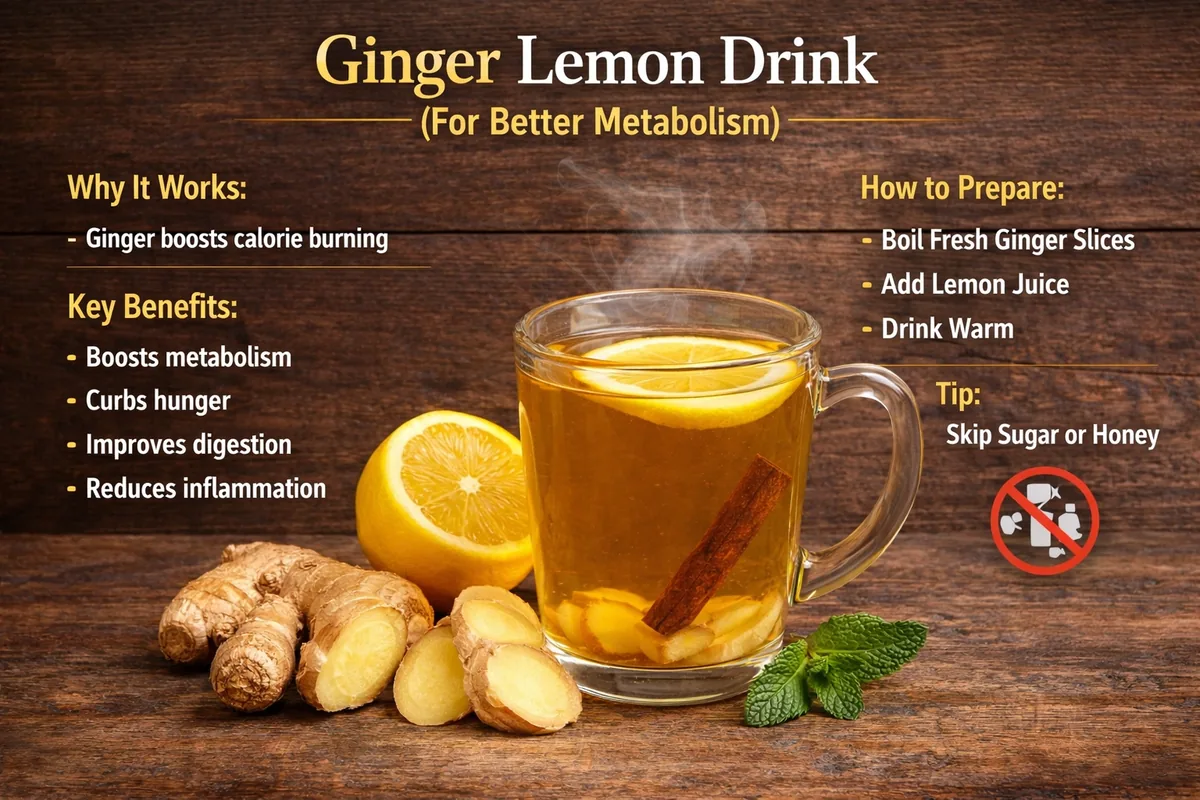 Warm lemon water with honey, a simple morning drink for weight loss