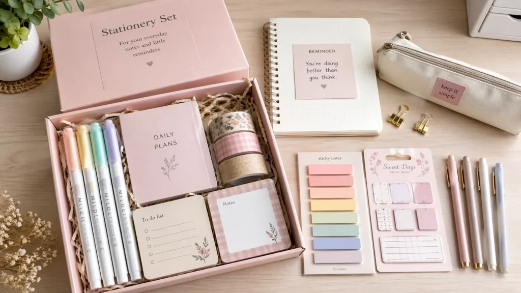 Cute Stationery Sets – aesthetic gift idea