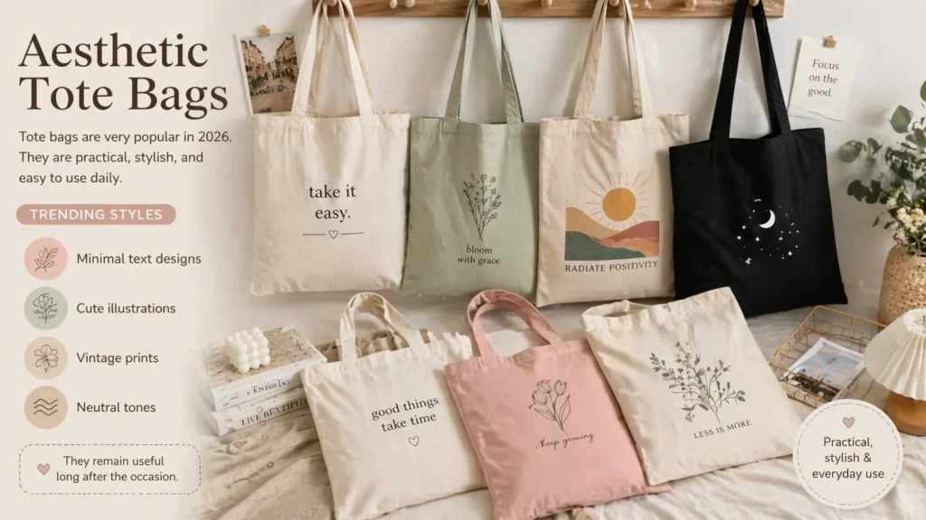 Aesthetic Tote Bags – aesthetic gift idea