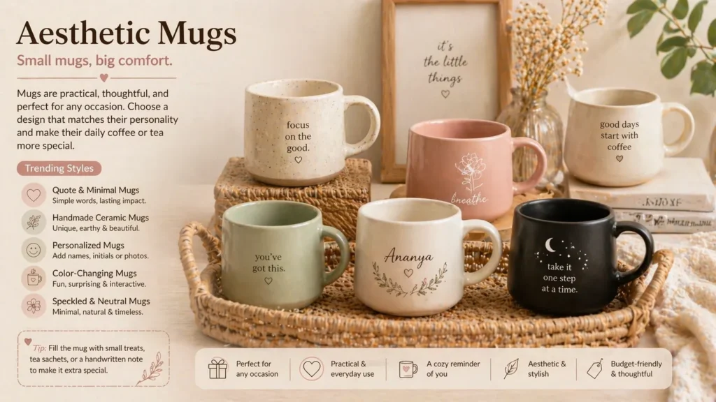 Aesthetic Mugs – aesthetic gift idea
