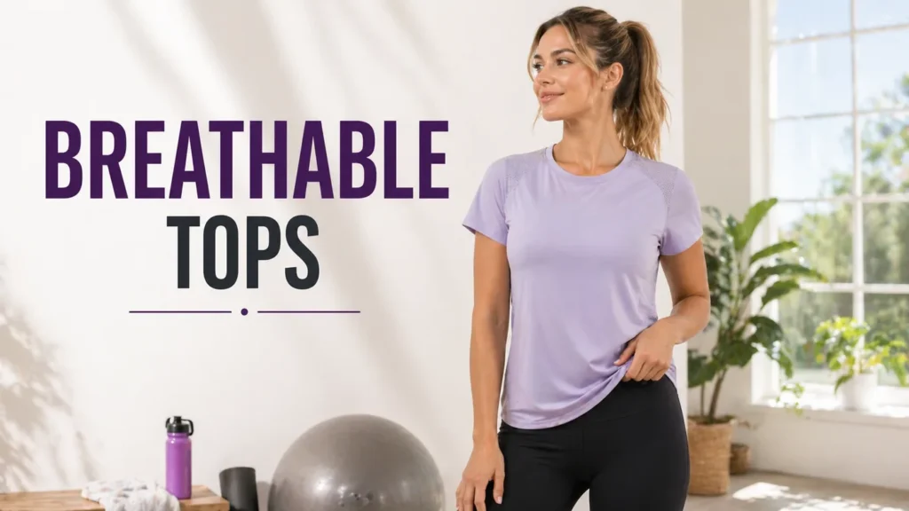 Breathable Tops – women's workout clothes