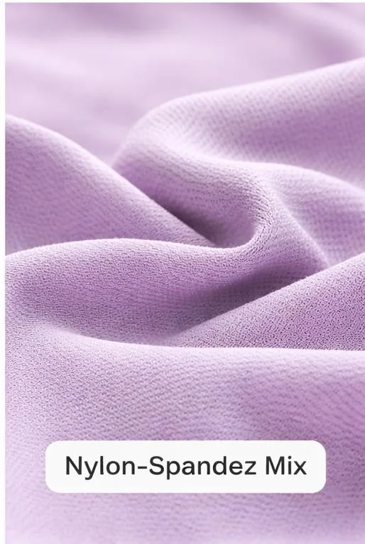 Nylon-Spandex Mix – breathable yoga wear