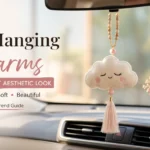 Car Hanging Charms for a Soft Aesthetic Look