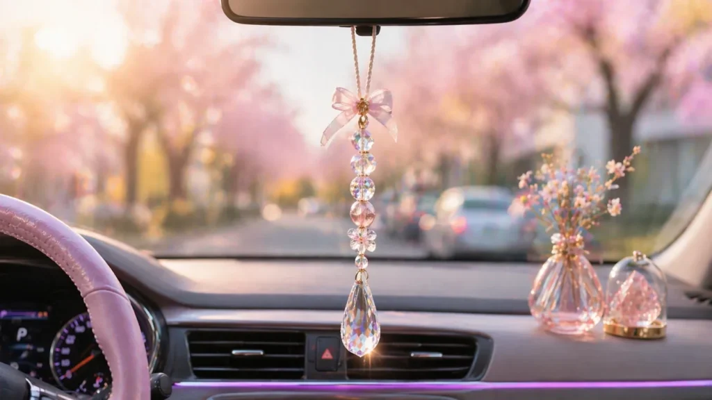 Crystal or Glass Charms – car hanging charm