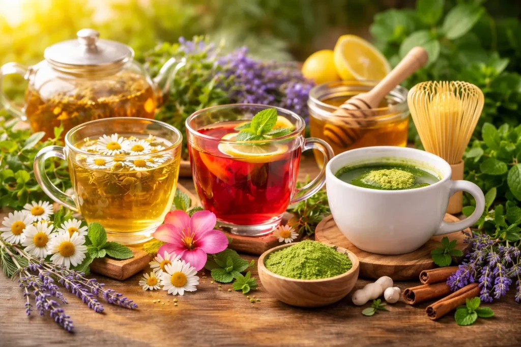 Herbal Tea / Matcha – health drink for women over 40